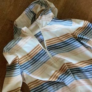Never worn, super cute hooded pullover.